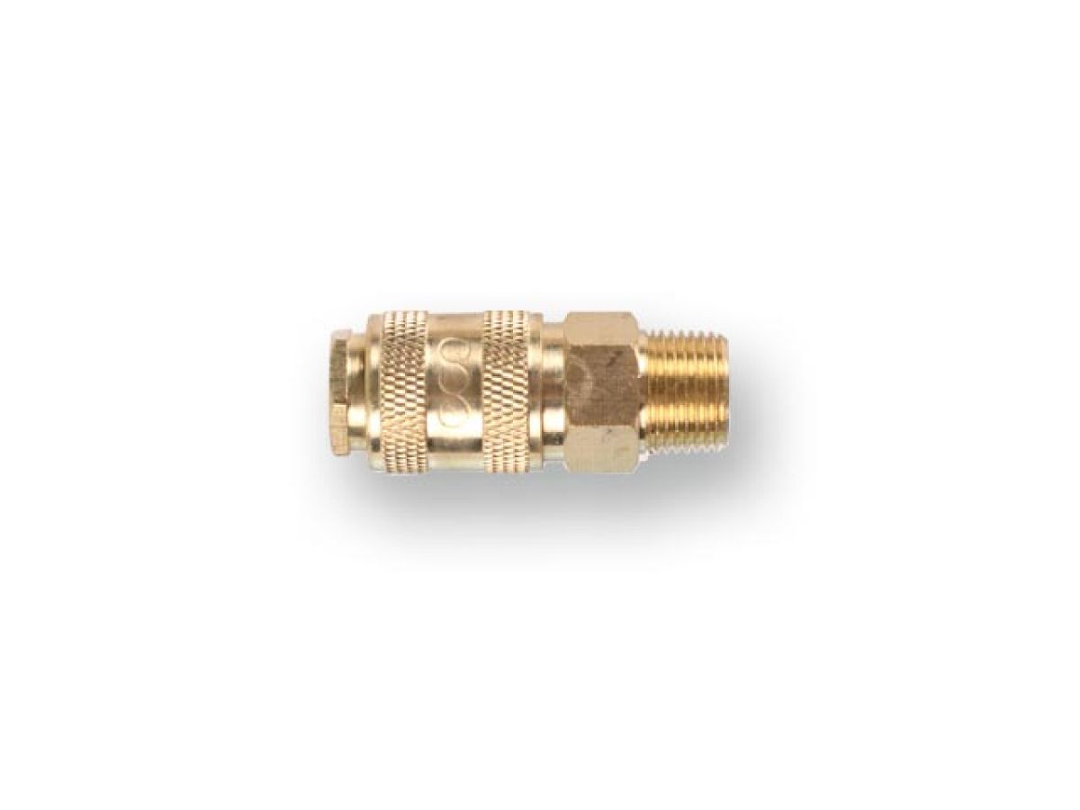 Соединение быстросъемное МАМА х наружная резьба 3/8" (латунь) ECO AB-F/MT38