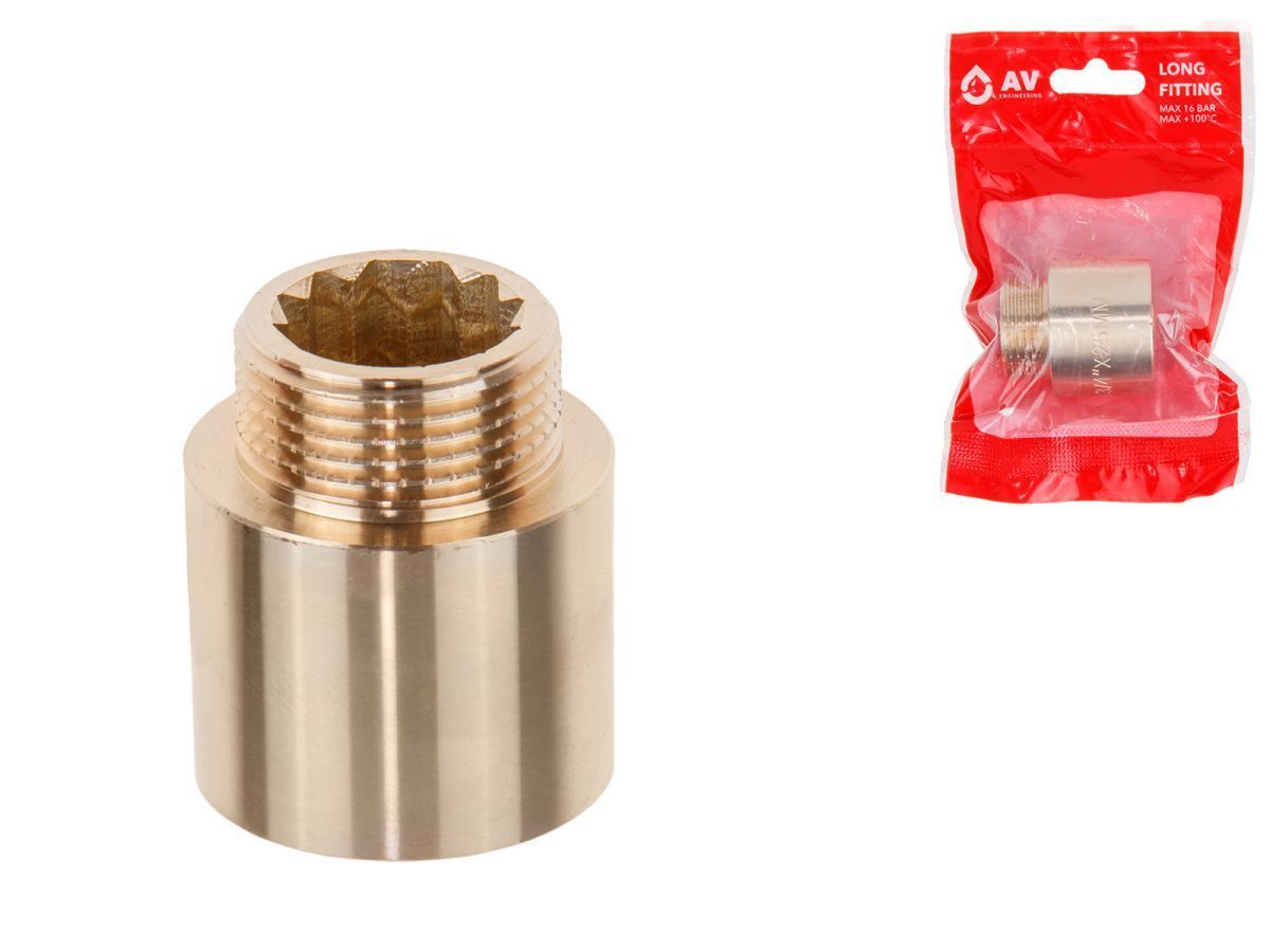 Удлинитель 3/4" вн.-нар. х 25 мм AV Engineering AVE301042