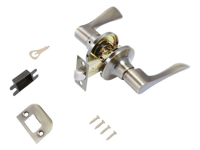 Защелка врезная межкомнатная 8531 PS AB бронза пустая СТАНДАРТ УЗК 13406