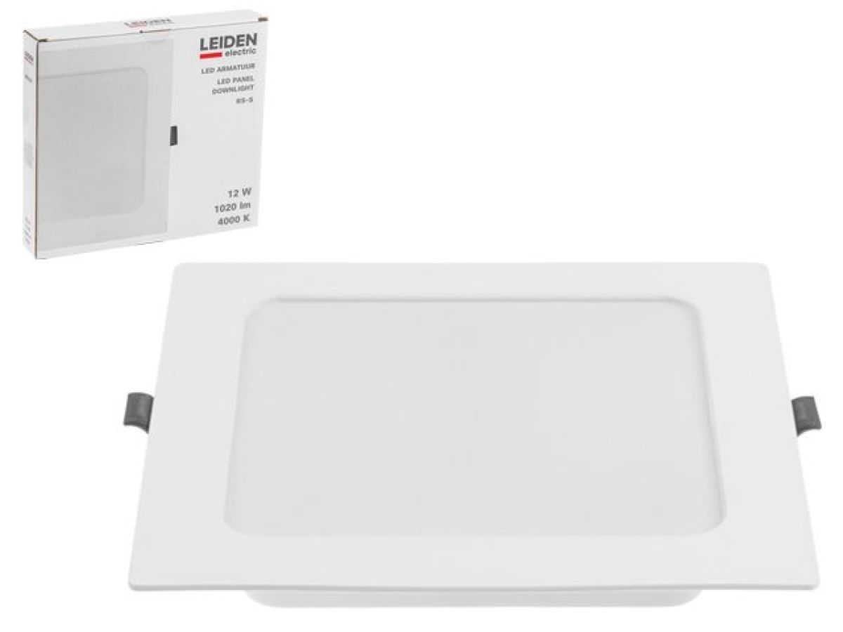 Светильник светодиодный встраиваемый квадрат 12 Вт 4000К, IP44 RS-S LEIDEN ELECTRIC 807007