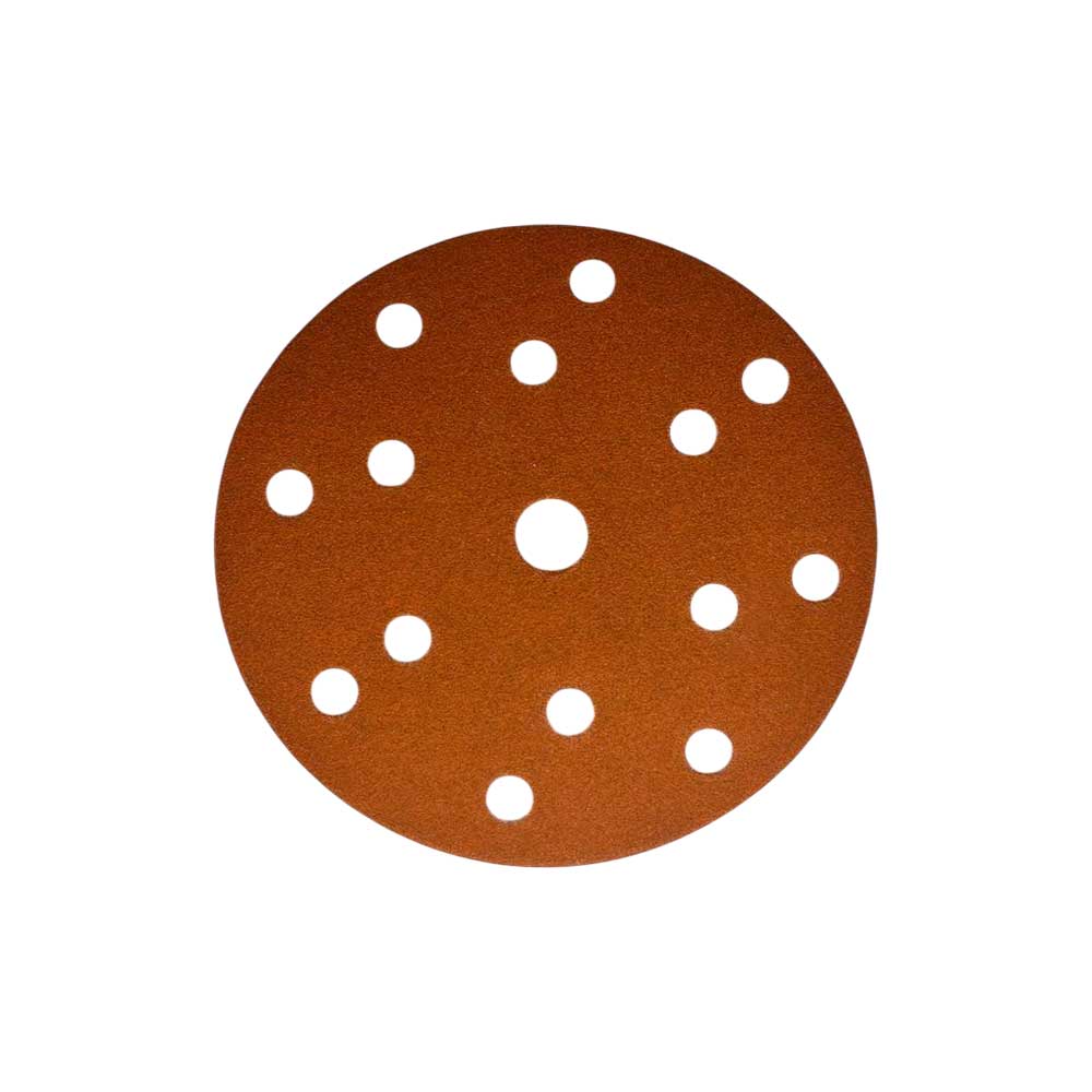 Шлифлист d150 мм 15 отверстий P220 (керамика на бумаге) Гамматест GTA212F220