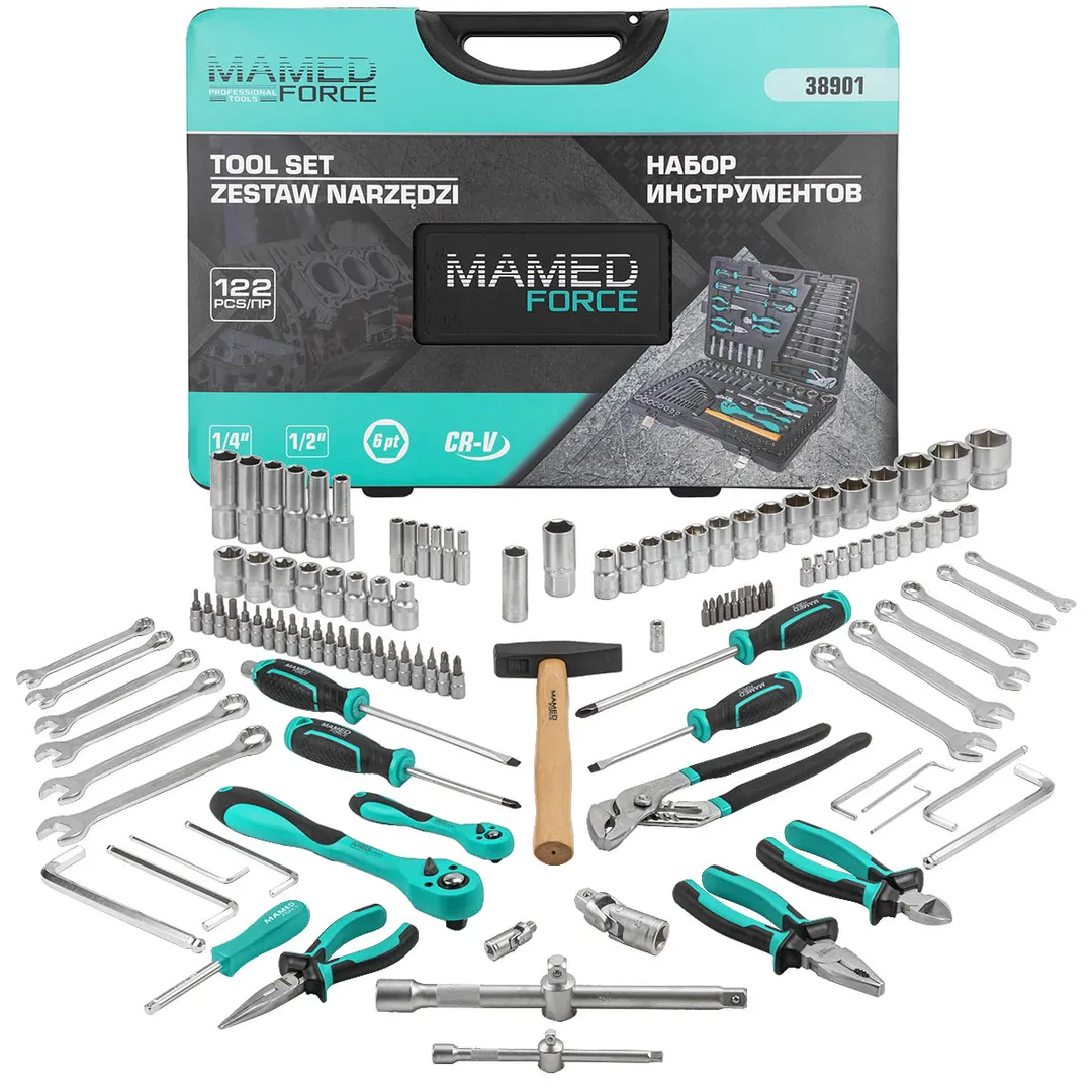 Набор инструментов 122пр.  MAMEDFORCE MF-38901