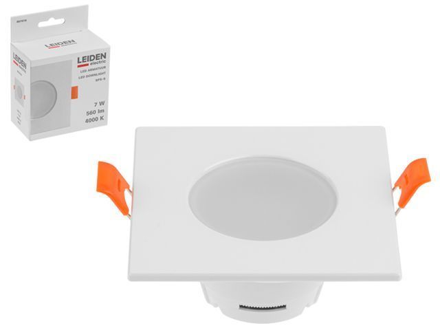 Светильник светодиодный встраиваемый квадрат 7 Вт 4000К, IP64 SPS-S LEIDEN ELECTRIC 807016