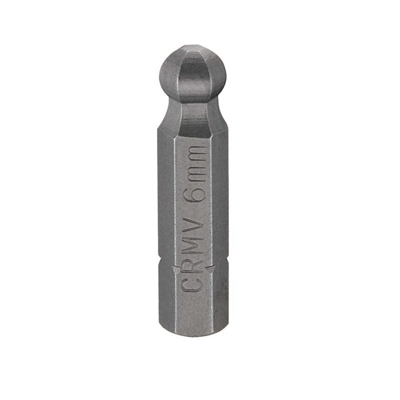 1/4" Бита с шаром, L=30 мм., под 6 гранный шлиц Hex S=5  Force 1253005