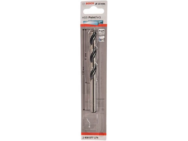 Сверло по металлу ц/х 10.0х87х133 mm HSS PointTeQ BOSCH 2608577174