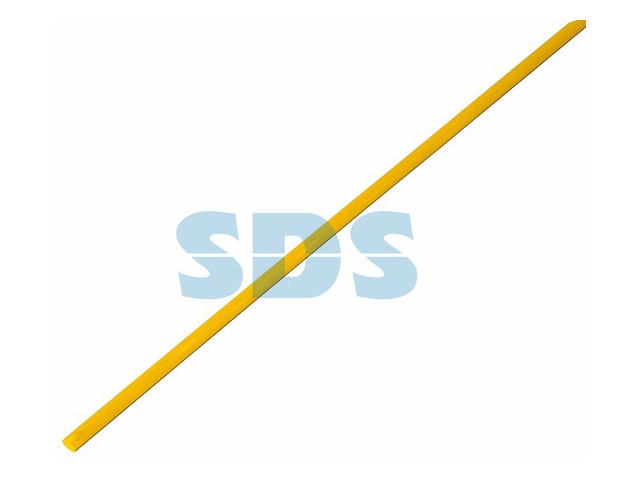 Термоусадочная трубка 2.5/1.25 mm, желтая (упак. 50 шт. по 1 м)  REXANT 20-2502