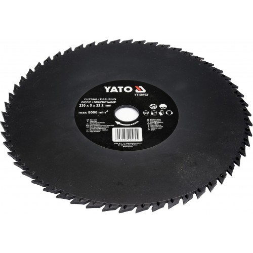 Диск-фреза универсальный для УШМ 230mm  YATO YT-59163