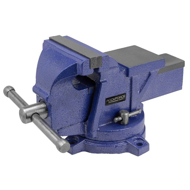 Тиски стальные поворотные с наковальней  4"-100мм RockFORCE ...Rock FORCE RF-6540604W