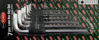 Набор ключей  шестигранных 2.5-10мм, 7пр. длинных Rock FORCE RF-5072L