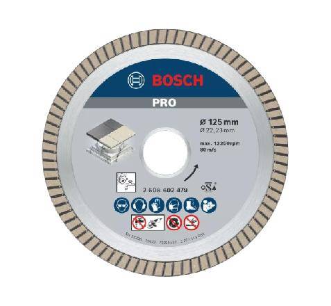 Алмазный круг 125х22,23 мм Best for Ceramic Extra-Clean TURBO BOSCH 2.608.602.479