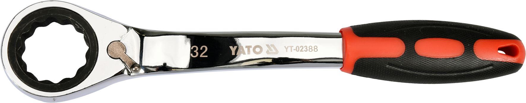 Ключ накидной с трещоткой 32mm CrV  YATO YT-02388