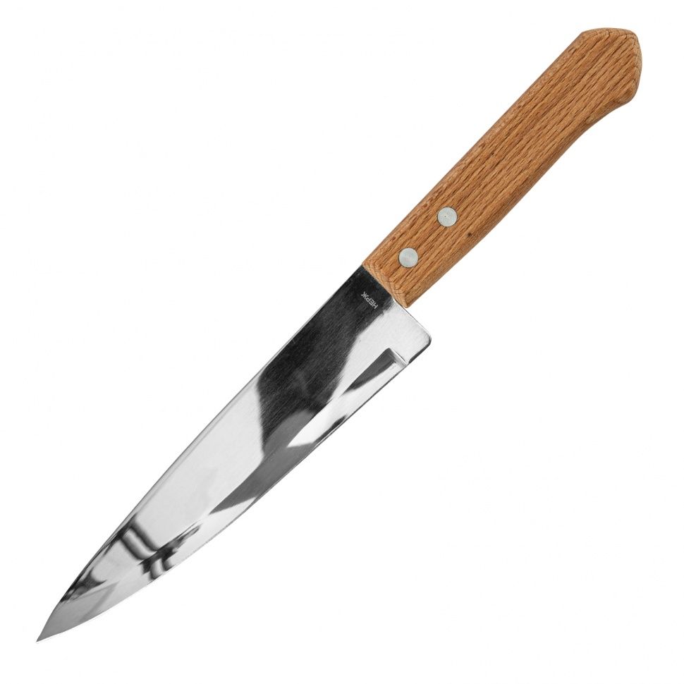 Нож поварской 310 мм, лезвие 180 мм, деревянная рукоятка   79161