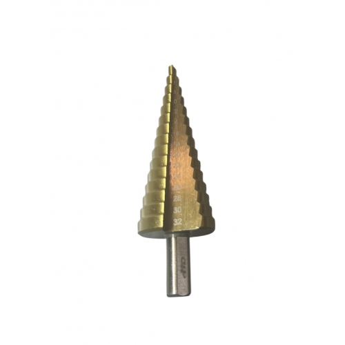 Сверло по металлу ступенчатое 4-32мм с цилиндрическим хвостовиком, HSS 4241  ...H-D HD-44735