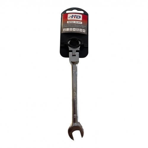 Ключ комбинированный рожково-накидной с трещоткой шарнирный 13мм CrV H-D HD-1679