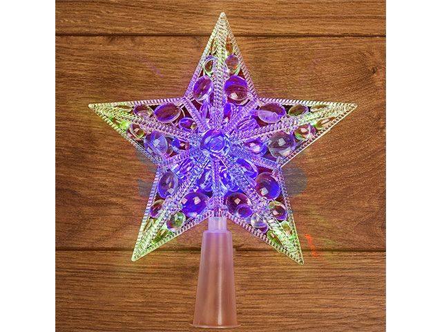Фигура светодиодная "Звезда" на елку : RGB, 10 LED, 17 см, ... NINGBO JIA SHE TRADING CO.,LTD. (Китай) 501-002