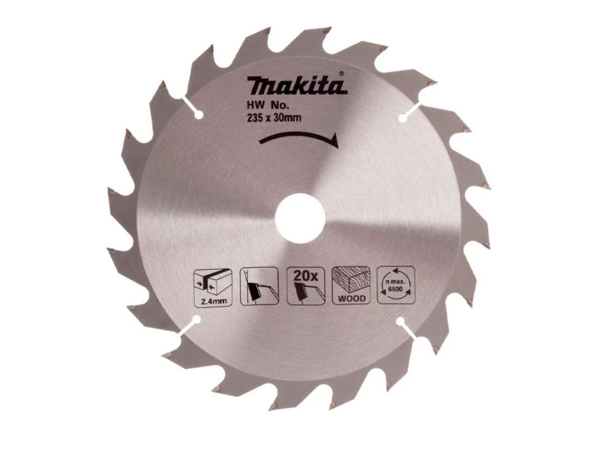 Диск пильный 235х30 мм 20 зуб. по дереву MAKITA D-81480
