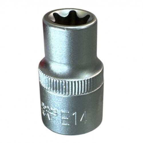 Головка торцевая 1/2" TORX Е14, L38 мм, CrV H-D HD-05223