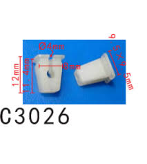 Клипса для крепления внутренней обшивки а/м GM пластиковая (100шт/уп.)  ...Forsage C3026( GM )