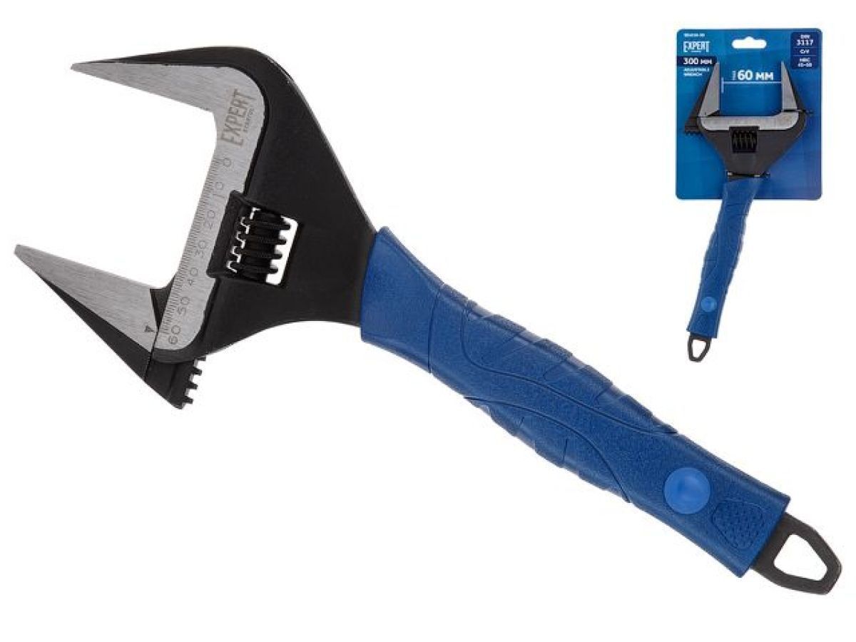 Ключ разводной 300mm EXPERT (тонкие губки. раскрытие губок 60 mm) STARTUL SE4218-30