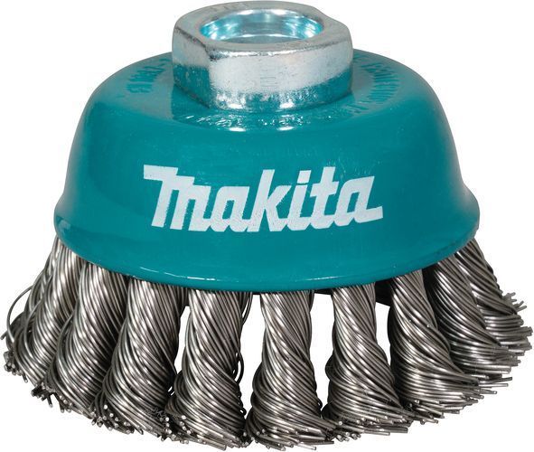Щетка чашечная проволочная (75 мм / проволка 0,5 мм / М14х2) MAKITA  D-77497