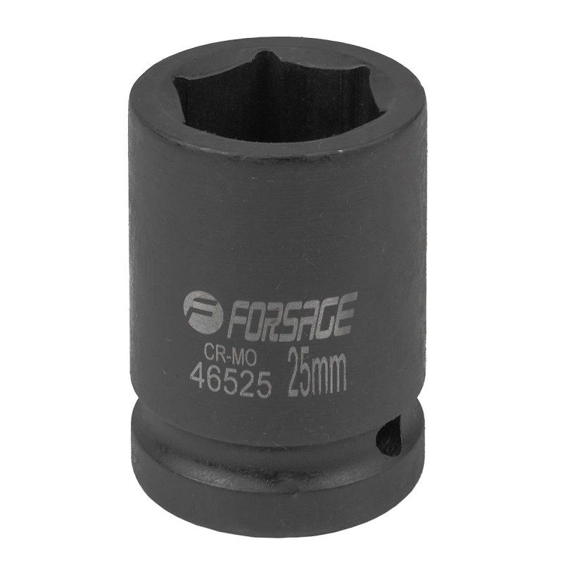 Головка ударная 25мм (6гр.) 3/4"  Forsage F-46525
