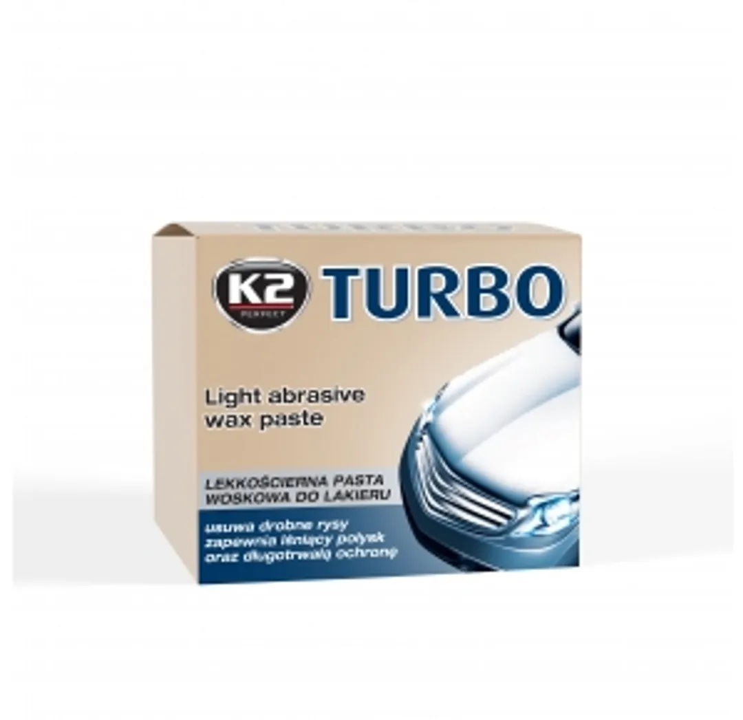 Полировальная паста TURBO 250гр (банка с губкой) K2 