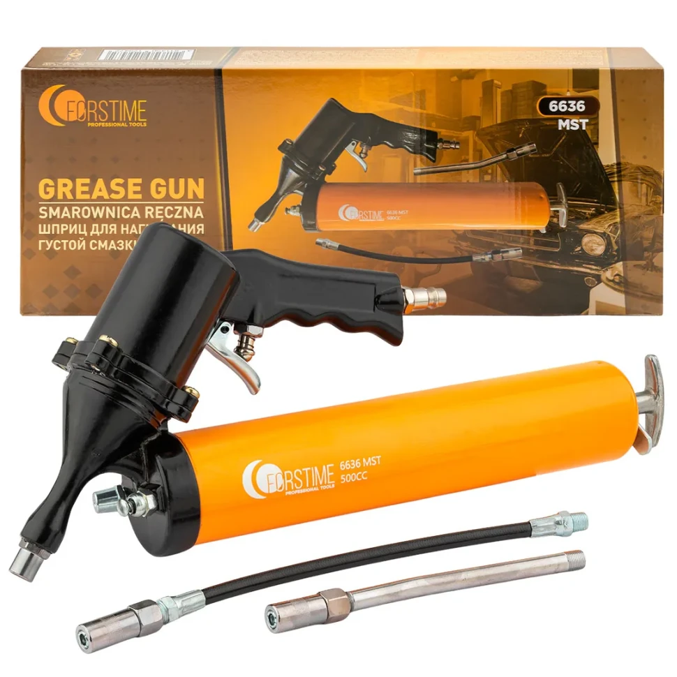 Шприц для нагнетания густой смазки 500мл  FORSTIME FT-6636 MST