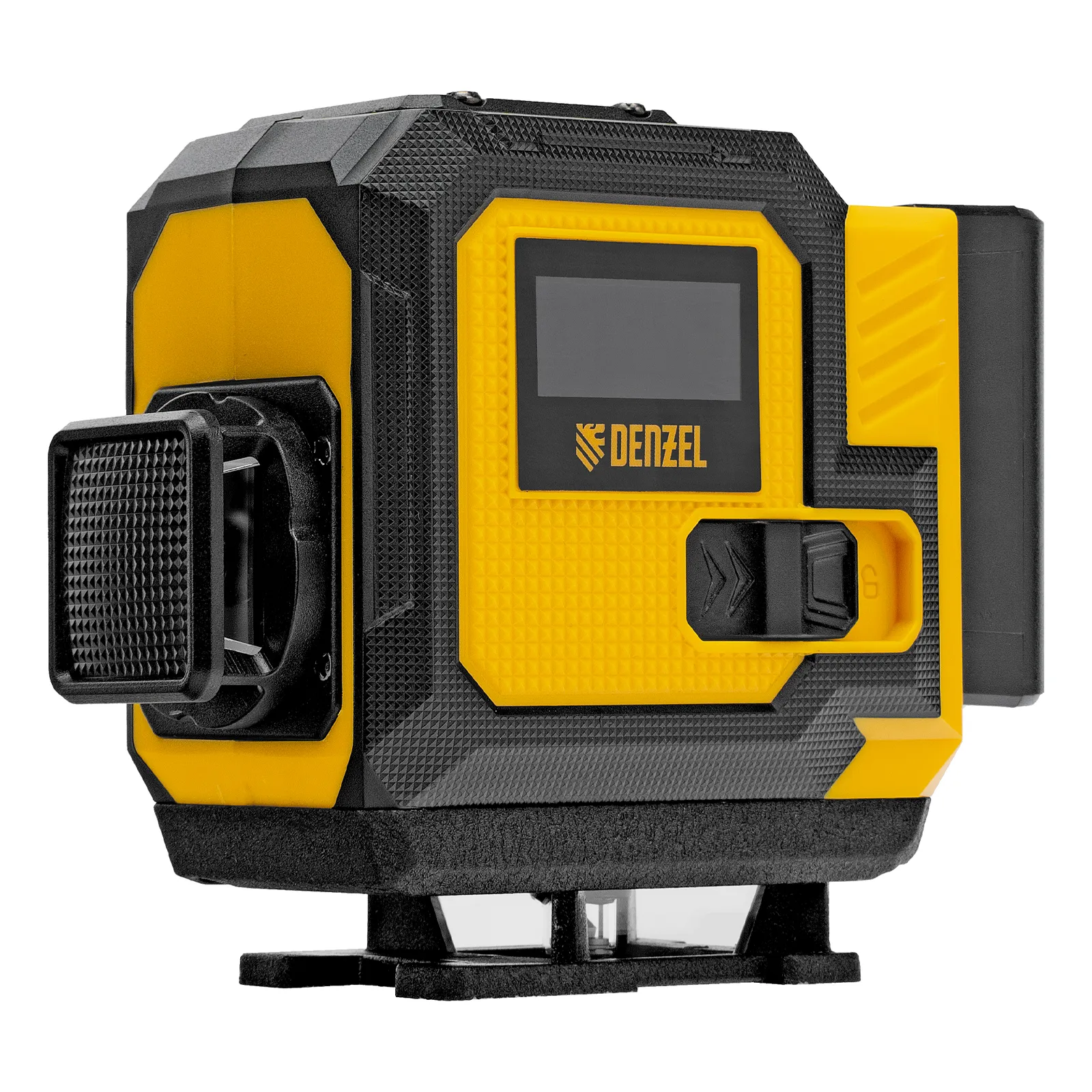 Лазерный уровень мультипризменный DLV-360-3T, 30 м, зеленый луч, Li-Ion 2,4 Aч, штатив  DENZEL 350805