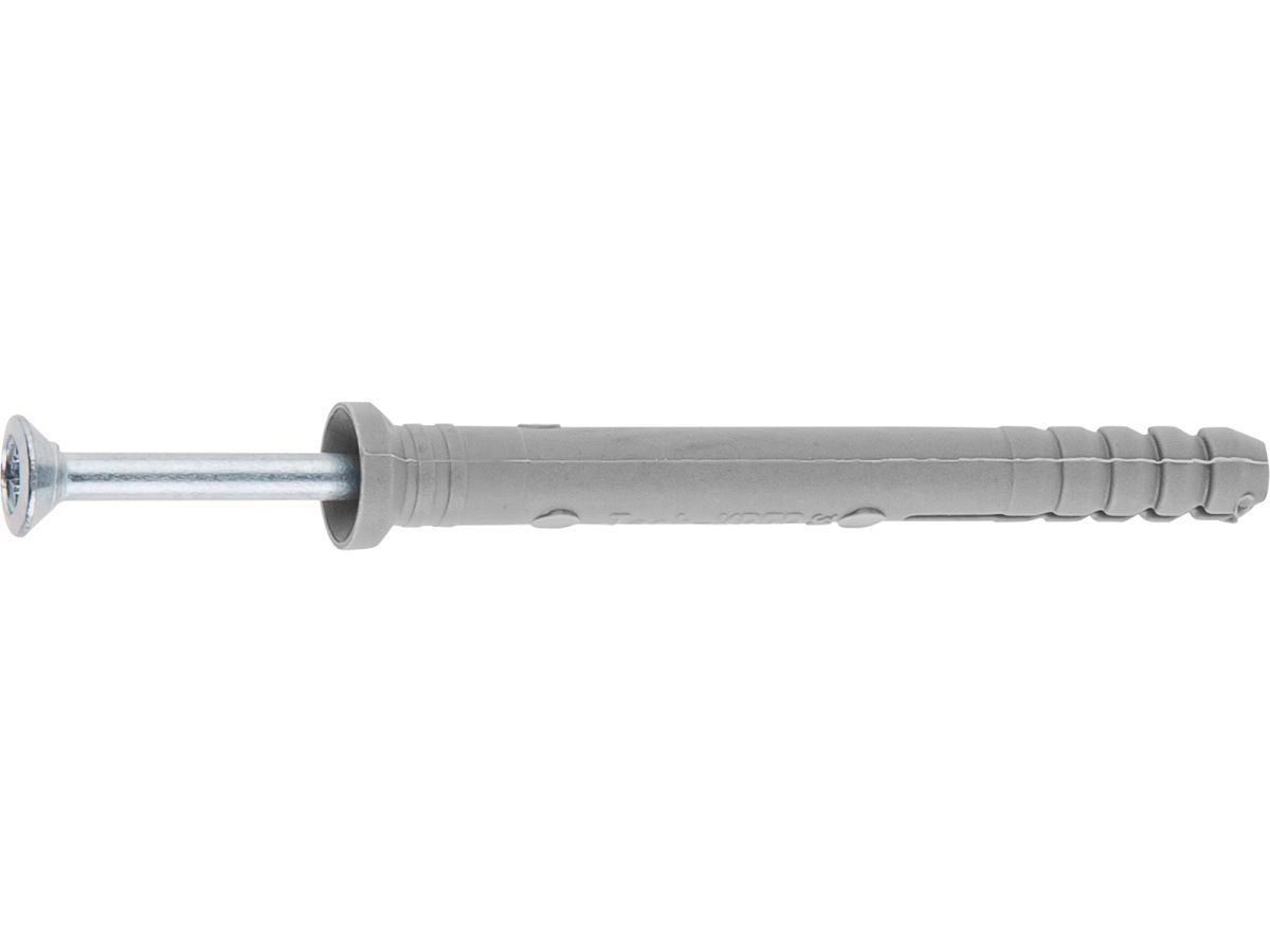 Дюбель-гвоздь 6х80 mm полипропилен потайная головка (10 шт) STARFIX SMZ3-40934-10