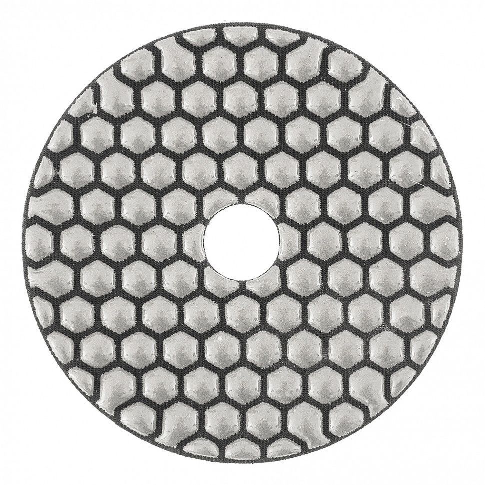 Алмазный гибкий шлифовальный круг, 100 мм, P 100, сухое шлифование, 5шт.  ...Matrix 73501