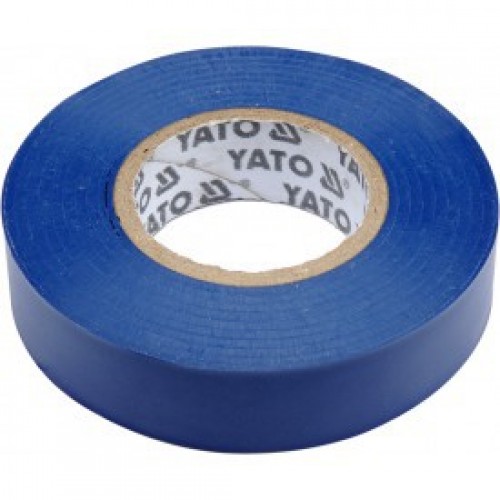 Изолента ПВХ синяя 15mm х 20м х 0,13mm  YATO YT-81591