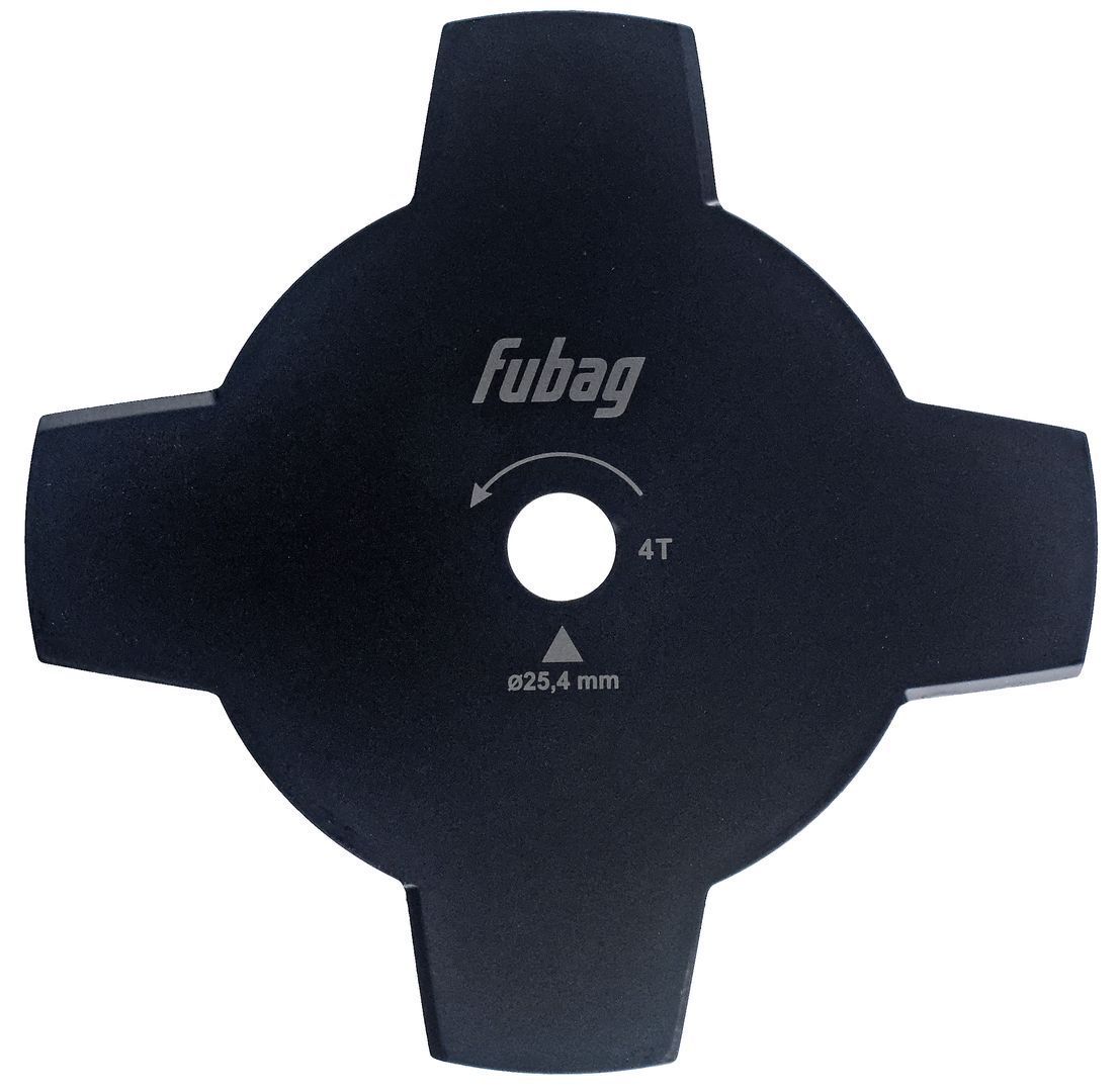 Нож для триммера 4-зубый FUBAG D 255х1,6х25,4 мм