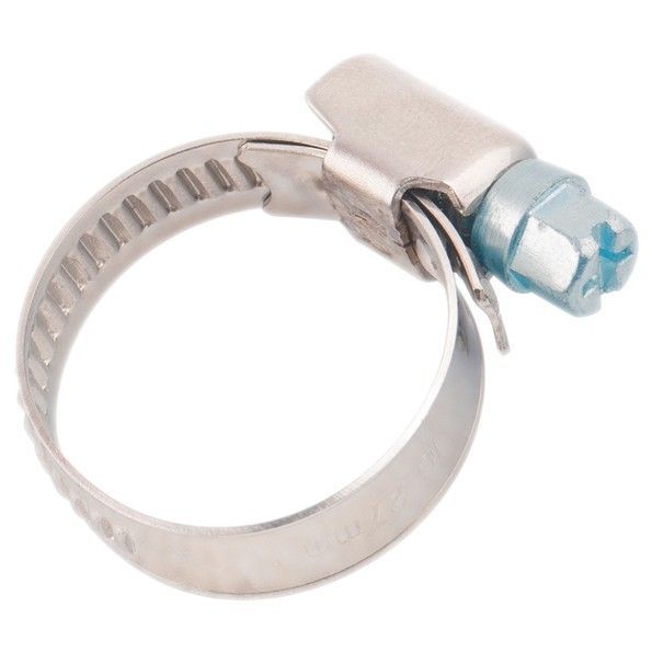 Хомуты металлические стандартное болтовое крепление 90-110 мм, ширина 9 мм, 25 шт. Сибртех 47572