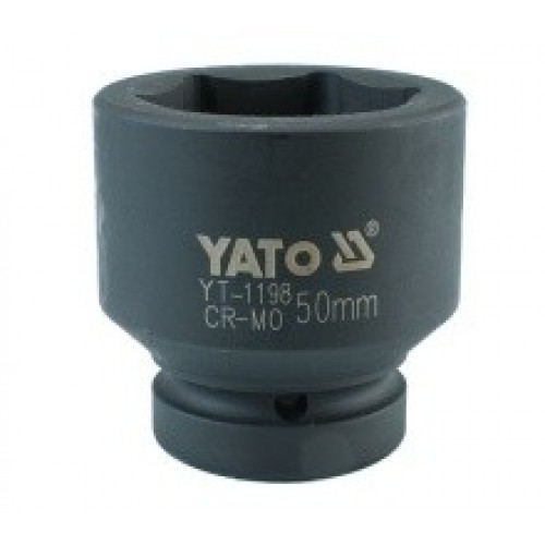 Головка торцевая ударная 1" 6гр. 28mm L59mm CrMo  YATO YT-1184