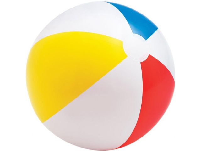 Надувной мяч, 4-х цветный, 51 см (от 3 лет)  INTEX 59020NP