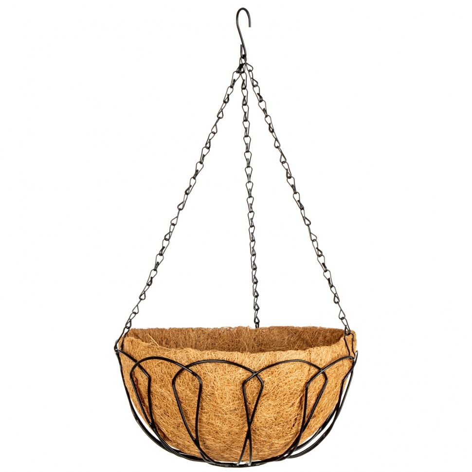 Кашпо подвесное, с кокосовой корзиной, диаметр 30 см PALISAD ...PALISAD HOME 69002