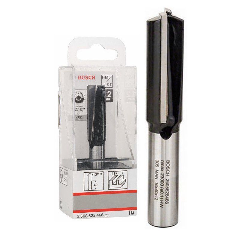 Фреза Пазовая D16x40x81 / хв 12 мм  BOSCH 2.608.628.466