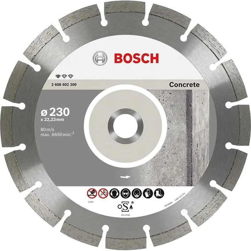 Алмазный круг Standard for Concrete 230x22,23 мм BOSCH 2.608.602.200