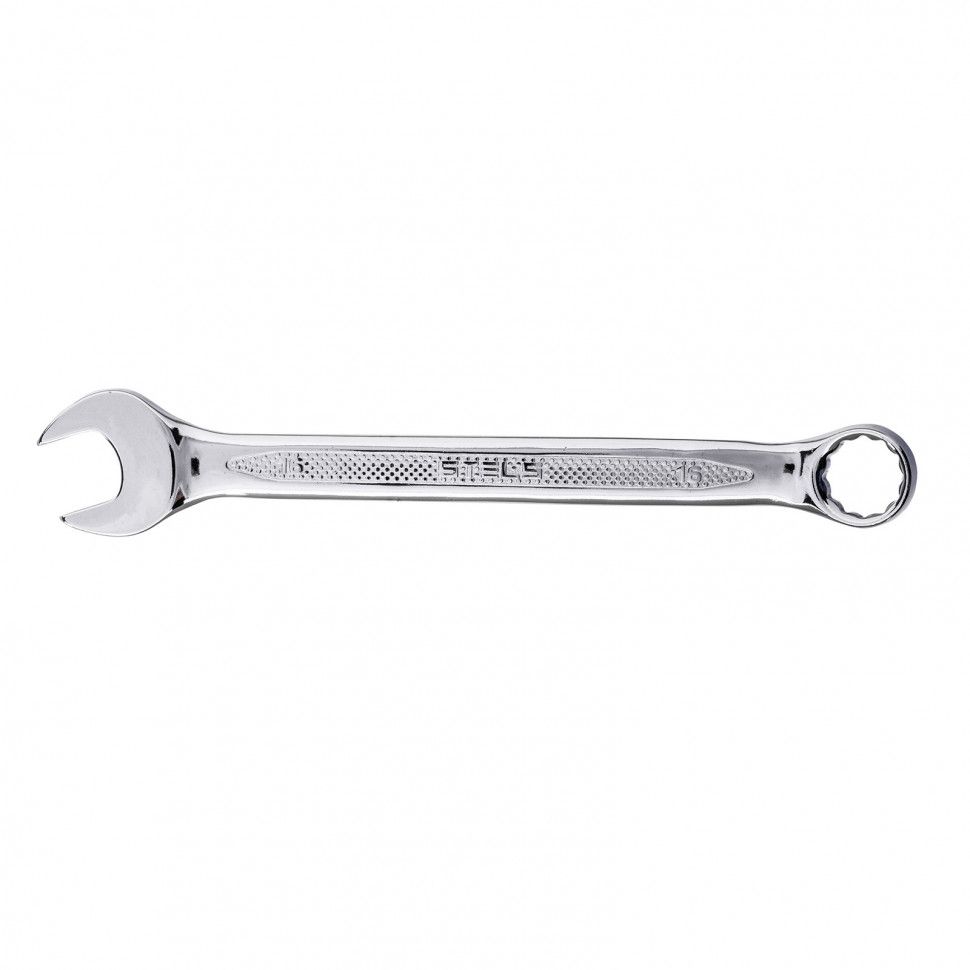 Ключ комбинированный, 16 mm, CrV, антислип  Stels 15253
