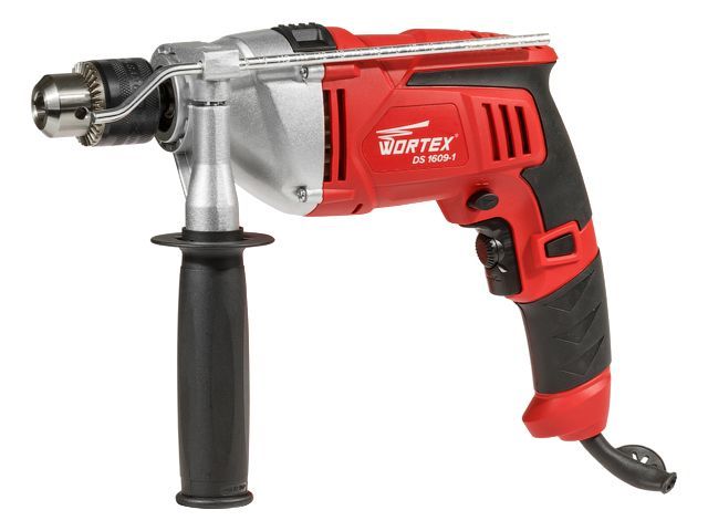 Дрель ударная DS 1609-1, 900Вт, 0-2800об/мин, 1/2", патрон ЗВП  WORTEX DS160910025