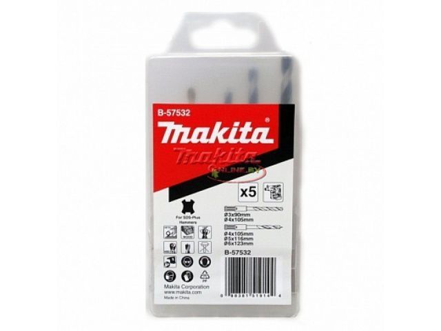 Набор сверл по металлу HSS-TiN, 5 шт.  MAKITA B-57532