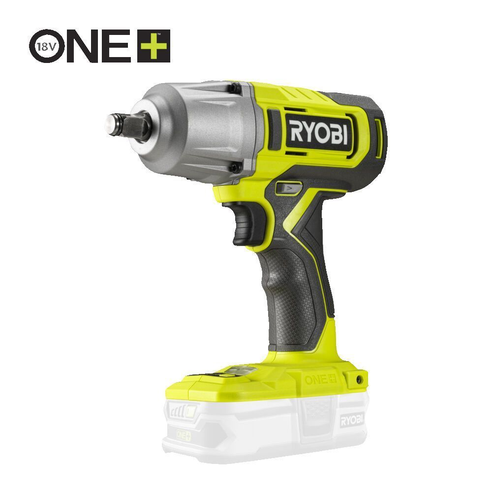 ONE + / Гайковерт 18В, 1/2", 600Нм, RYOBI RIW18-0 (без батареи)Ryobi 5133005501