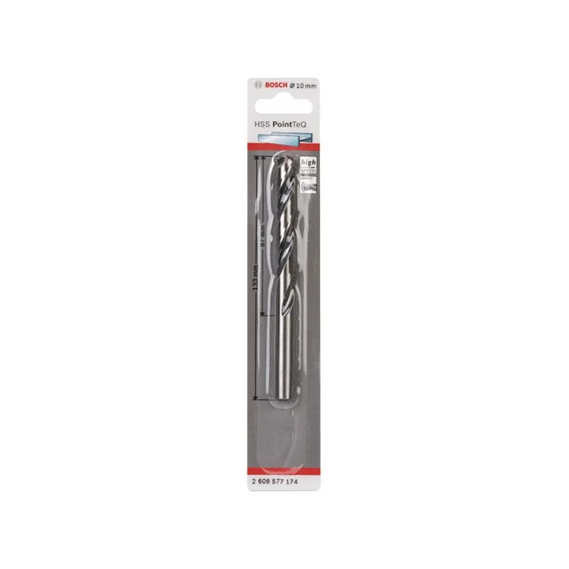 Сверло по металлу 10х133 мм HSS PointTeQ BOSCH 2.608.577.174
