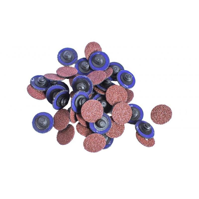 Круг абразивный шлифовальный 50mm (№100,коричневый)(к-т 50шт) Rock FORCE RF-BD2100A