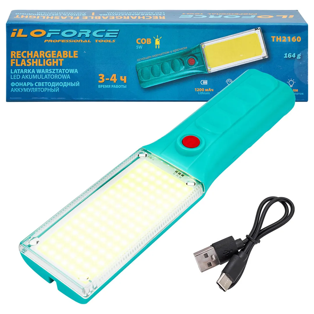 Фонарь светодиодный аккумуляторный  ILOforce IF-TH2160