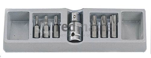 Набор бит Torx 1/2", 10мм, 7пр Force 4074