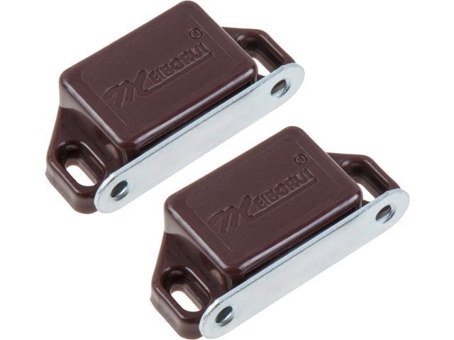 Защелка магнитная 55мм коричневая (2 шт в пакете)  STARFIX SMF-67895-2