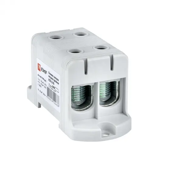 Клемма двойная КСВ 16-95 cерая  EKF plc-kvs2-16-95-grey