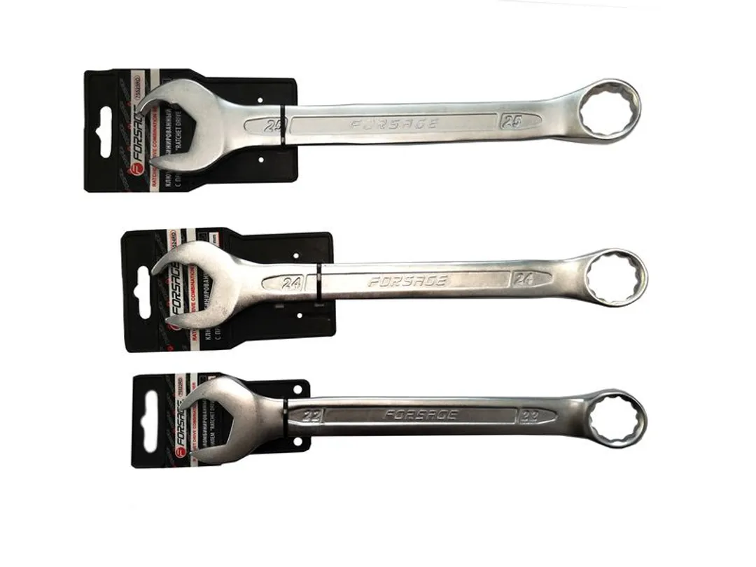 Ключ комбинированный с профилем "Ratchet drive" 6 мм.  Forsage F-75506RD