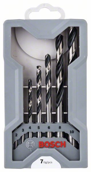 Сверла по металлу HSS PointTeQ 2-10 мм (7 шт / Кейс Pro) BOSCH 2.608.577.347